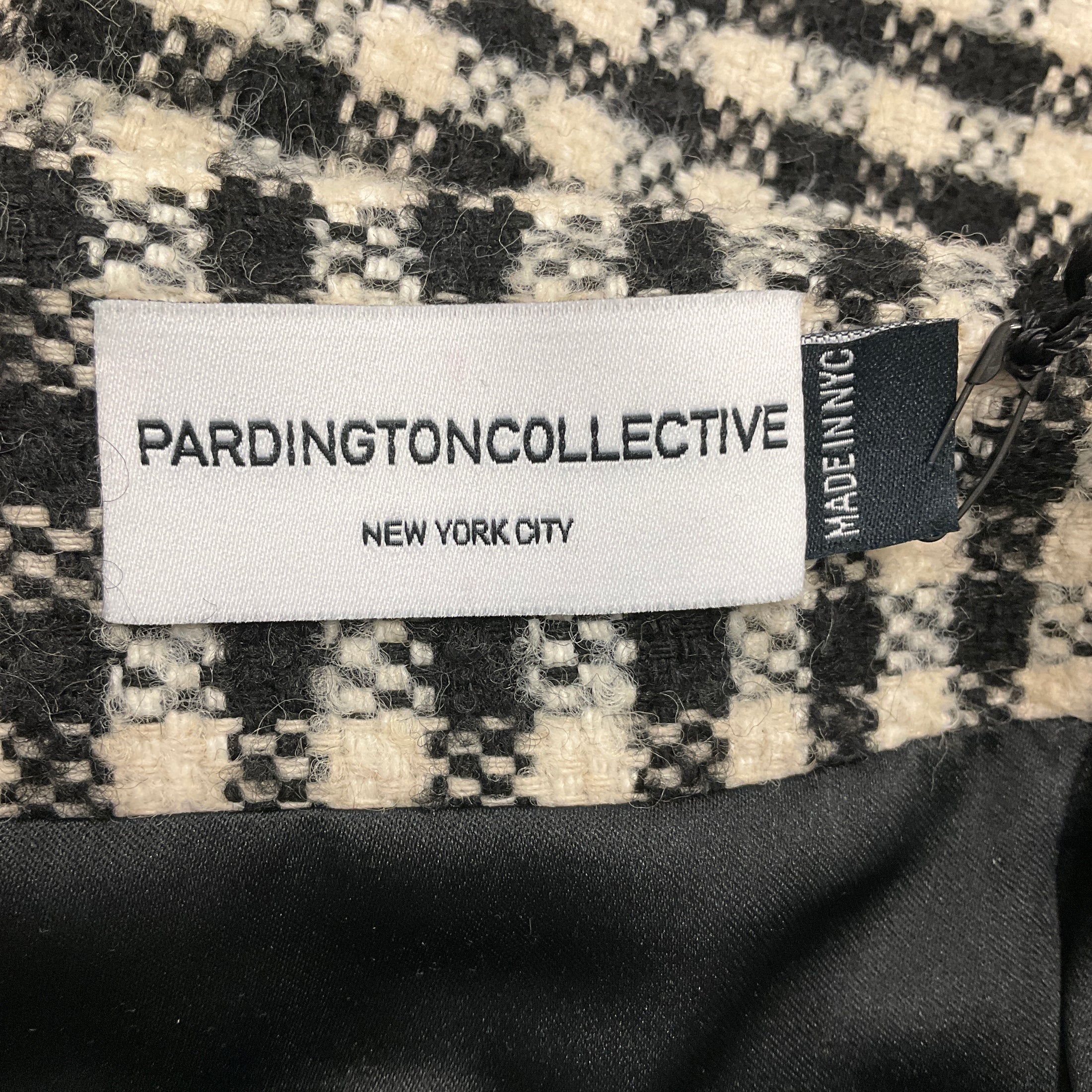 Pardington Collective Black / White Check Jackie Pencil Skirt