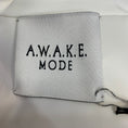 Load image into Gallery viewer, A.W.A.K.E. MODE Orange / Cream Back to Front Reversible Gathered Knot Top
