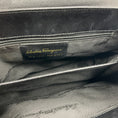 Load image into Gallery viewer, Salvatore Ferragamo Black Leather Gancini Iconic Top Handle Handbag
