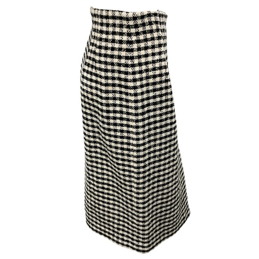 Pardington Collective Black / White Check Jackie Pencil Skirt