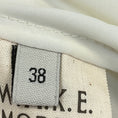 Load image into Gallery viewer, A.W.A.K.E. MODE Orange / Cream Back to Front Reversible Gathered Knot Top
