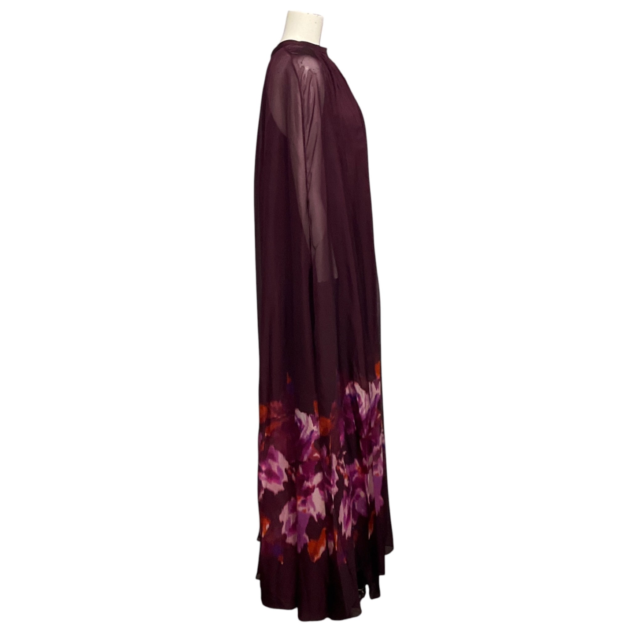 Sachin & Babi Mixed Berry Ikat Border Tiana Gown