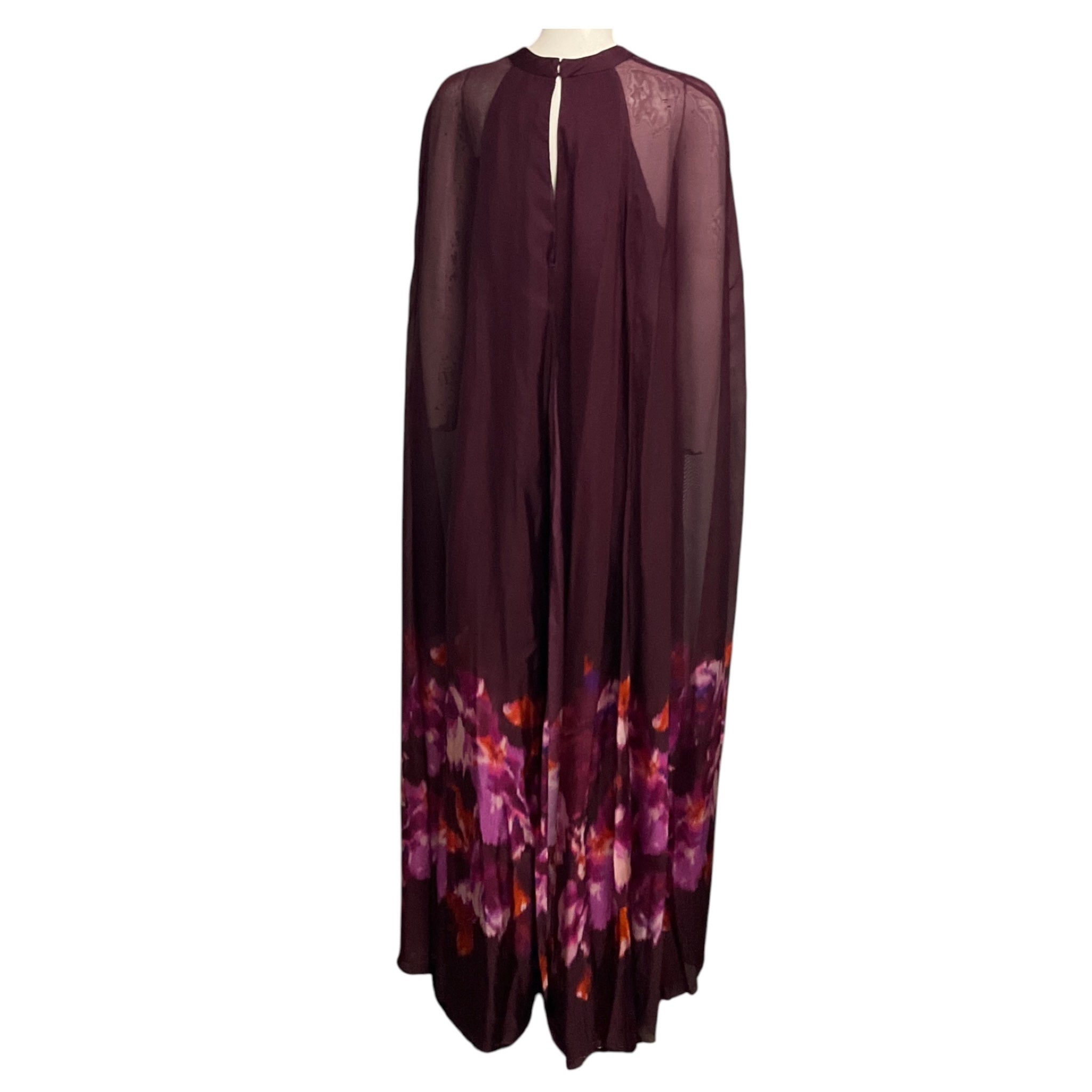Sachin & Babi Mixed Berry Ikat Border Tiana Gown