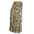 Load image into Gallery viewer, Moschino Tan / Black Leopard Printed Crepe Skirt
