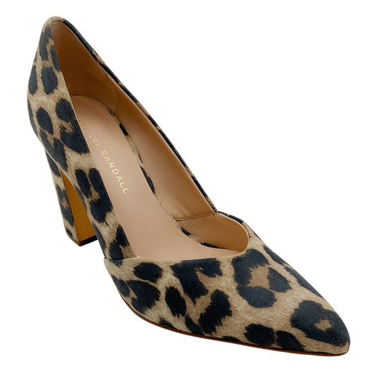Loeffler Randall Natural Leopard Print Suede Paulina Pumps