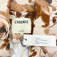 Load image into Gallery viewer, L'Agence Brown / White TNA Fitted Jacket with Button
