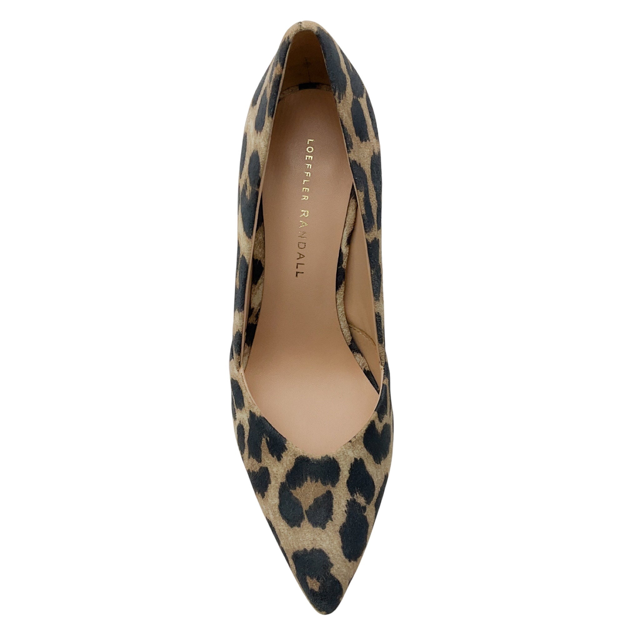 Loeffler Randall Natural Leopard Print Suede Paulina Pumps