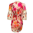 Load image into Gallery viewer, Jenny Packham Beige / Red / Pink / Orange Floral Embroidered Mesh Tulle Mini Dress
