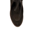 Load image into Gallery viewer, Moncler Brown Suede Wedge Heel Ankle Booties
