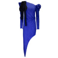Load image into Gallery viewer, Hellessy Royal Blue Loulou Asymmetrical Dress
