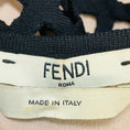 Load image into Gallery viewer, Fendi Black Sleeveless Openwork Knitted Dress
