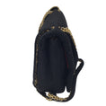 Load image into Gallery viewer, Chanel Vintage Black / Gold Chain Strap Quilted Jersey Flap Bag
