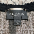 Load image into Gallery viewer, St. John Couture Black / Ivory Tweed Peplum Jacket
