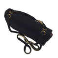 Load image into Gallery viewer, Chanel Vintage Black / Gold Chain Strap Quilted Jersey Flap Bag
