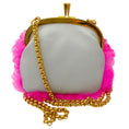 Load image into Gallery viewer, Marni Hot Pink 2020 Shearling Wallet on Chain Mini Bag
