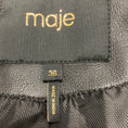 Load image into Gallery viewer, Maje Black Bexita Lamb Leather Moto Jacket
