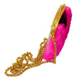 Load image into Gallery viewer, Marni Hot Pink 2020 Shearling Wallet on Chain Mini Bag
