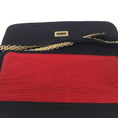 Load image into Gallery viewer, Chanel Vintage Black / Gold Chain Strap Quilted Jersey Flap Bag
