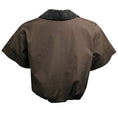 Load image into Gallery viewer, TWP Chocolate Brown Forever and Always Reversible Shirt with Crystal Collar in Super Compact Poplin
