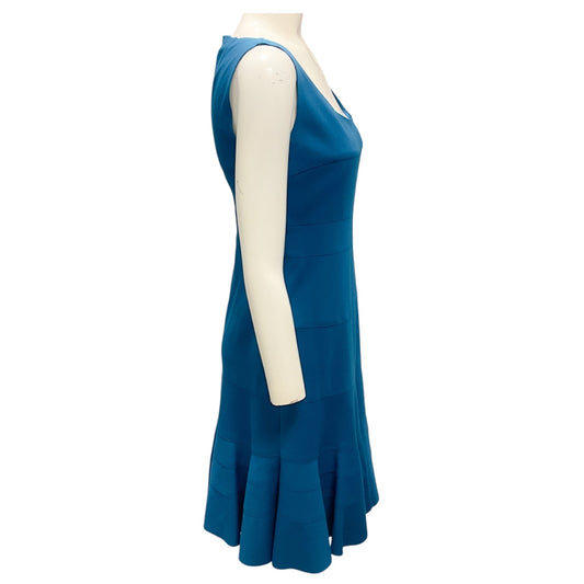 Akris Punto Azure Flared Sleeveless Jersey Dress