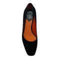 Load image into Gallery viewer, Santoni Black Stud Embellished Suede Pumps
