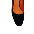 Load image into Gallery viewer, Santoni Black Stud Embellished Suede Pumps
