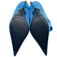 Load image into Gallery viewer, Balenciaga Turquoise Velvet Sock Boots
