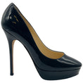 Load image into Gallery viewer, Jimmy Choo Black Patent Platform Pumps
