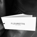 Load image into Gallery viewer, Fleurette Black Lena Leather Zip Jacket
