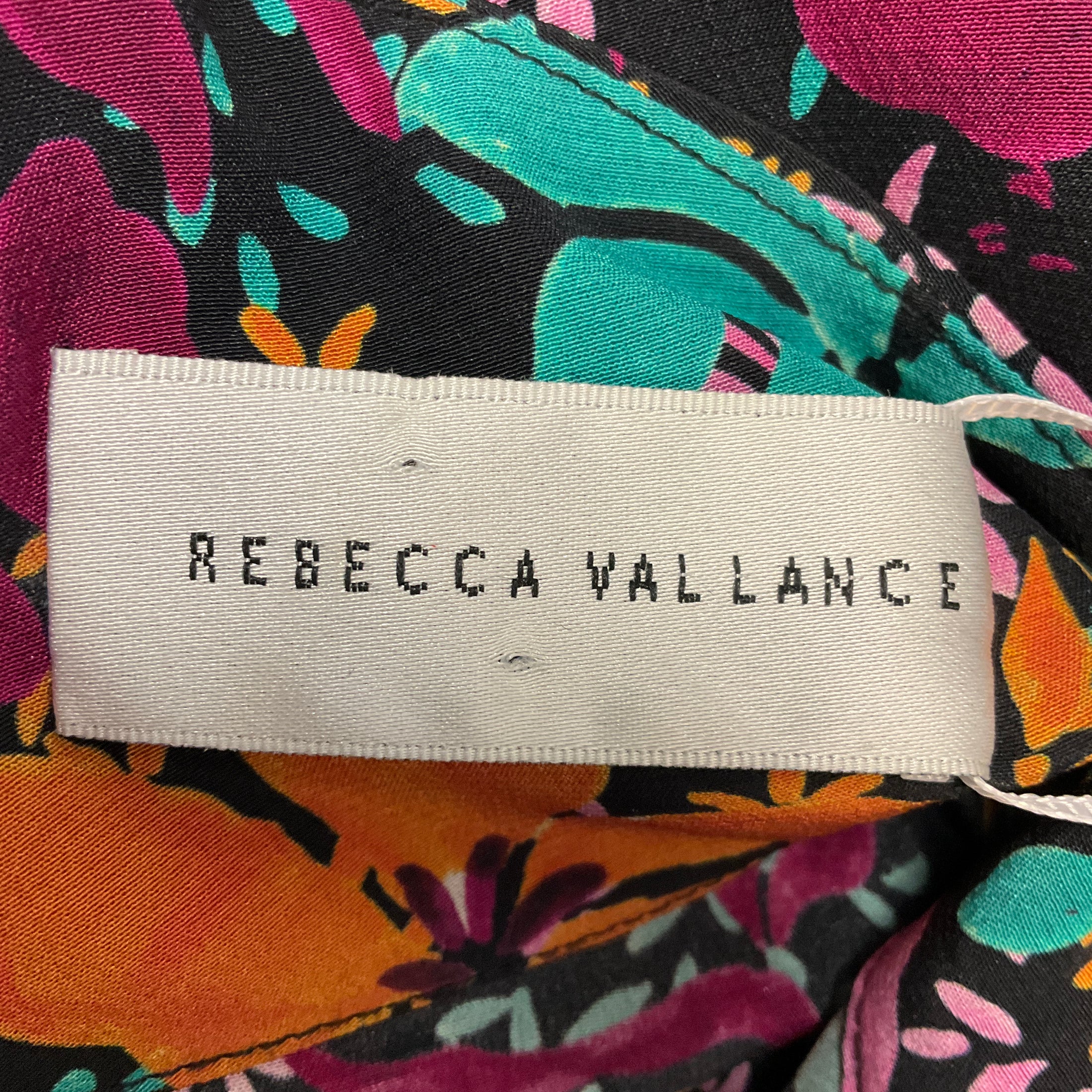 Rebecca Vallance Black / Pink Multi Le Marais Midi Dress