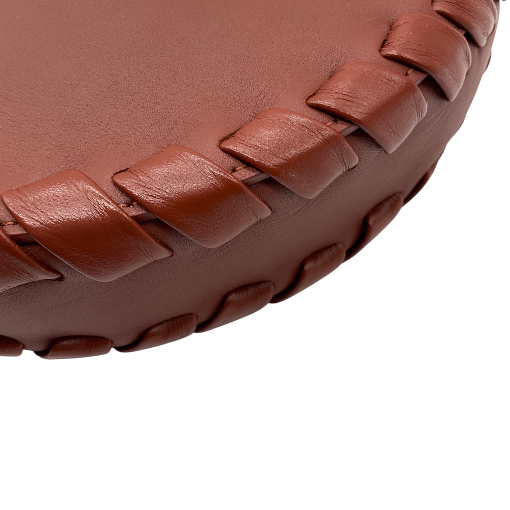 Chloe Henna Sepia Brown Calfskin Small Mate Hobo Bag