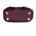 Load image into Gallery viewer, Kieselstein-Cord Burgundy Multi Mink Fur and Leather Top Handle Bag
