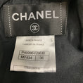 Load image into Gallery viewer, Chanel Black / Gold Metallic Woven Metal Mesh Cocktail Dress
