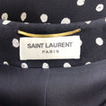 Load image into Gallery viewer, Saint Laurent Black / White 2017 Dot Print Crepe Dress

