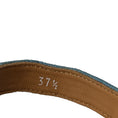 Load image into Gallery viewer, Robert Clergerie Teal Crochet Knit Cross Strap Sandals
