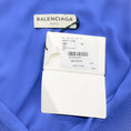 Load image into Gallery viewer, Balenciaga Cobalt Blue Georgette Technique Dress
