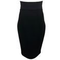 Load image into Gallery viewer, Les Copains Black Fitted Bandage Midi Pencil Skirt
