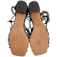 Load image into Gallery viewer, Ulla Johnson Black Leather Leyna Knotted Sandals

