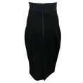 Load image into Gallery viewer, Les Copains Black Fitted Bandage Midi Pencil Skirt

