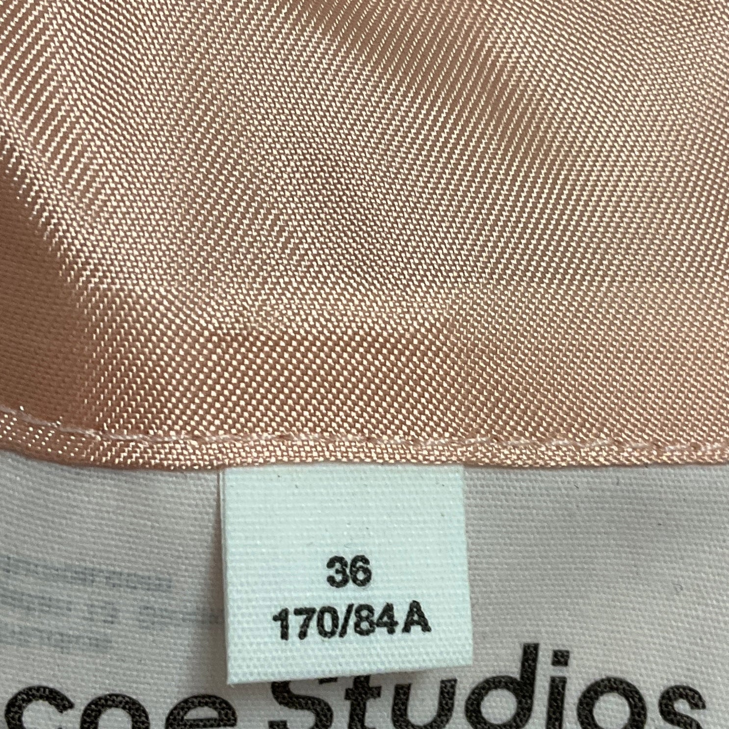 Acne Studios Powder Pink Single Breasted Boucle Belted Coat
