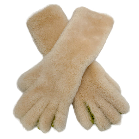 Marni Natural Shearling Gloves