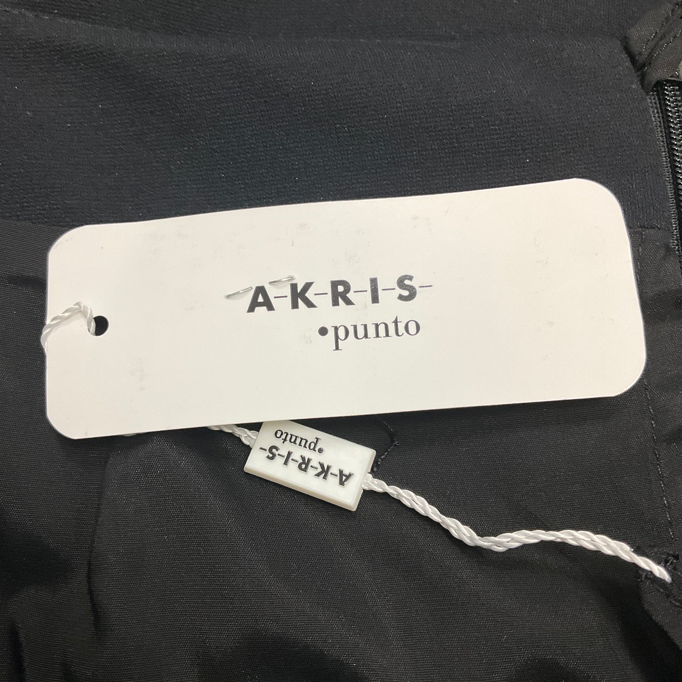 Akris Punto Black Viscose Stretch Jersey Skirt