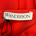 Load image into Gallery viewer, JW Anderson Red Cold Shoulder Blouse
