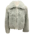 Load image into Gallery viewer, The Arrivals Sage Kala III Shearling Zip Front Jacket
