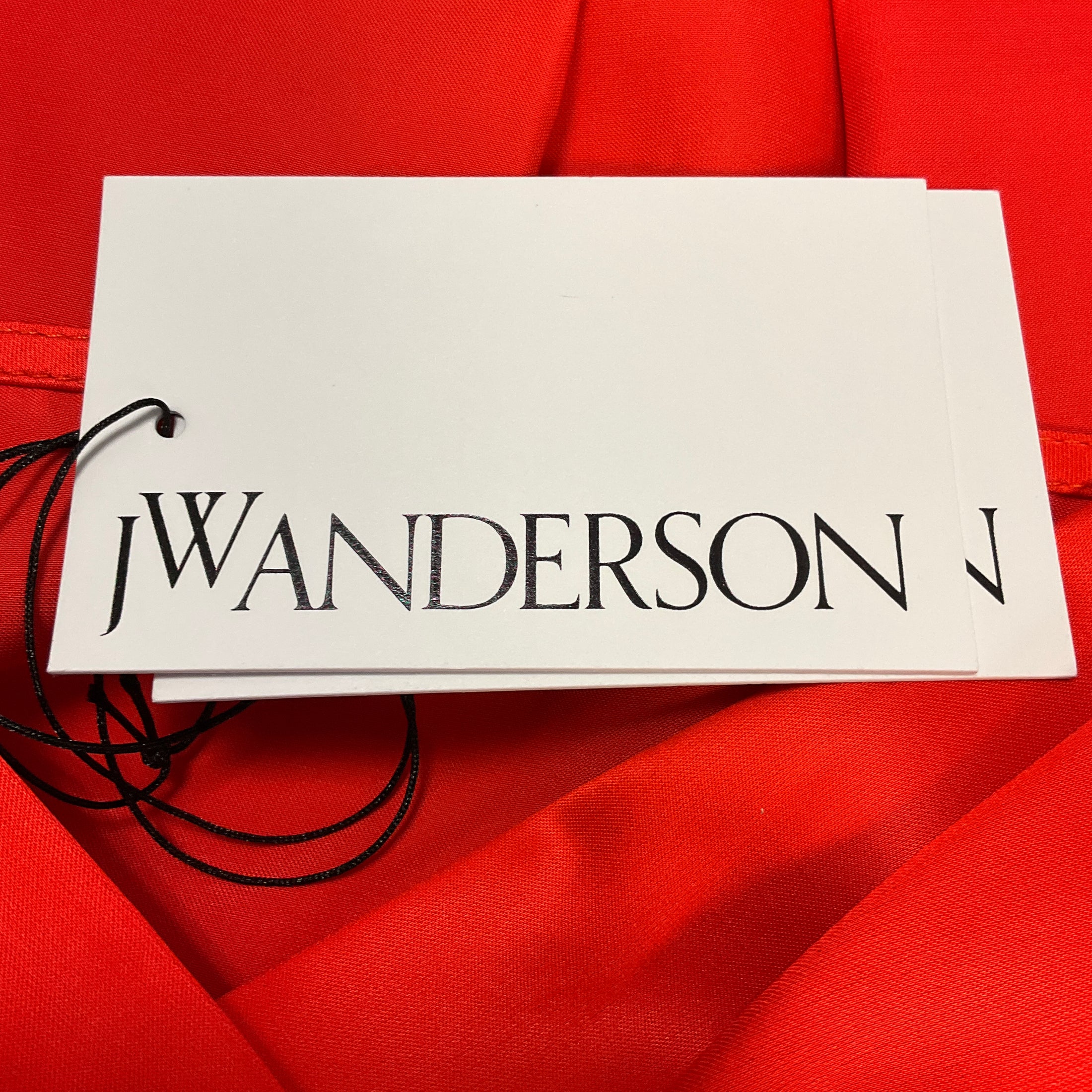 JW Anderson Red Cold Shoulder Blouse