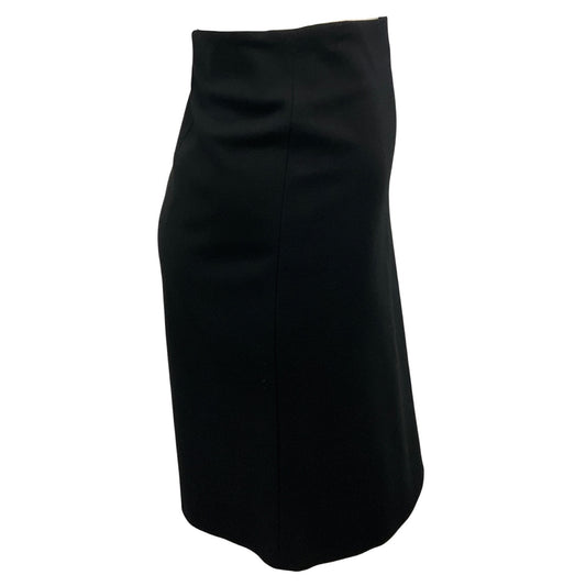 Akris Punto Black Viscose Stretch Jersey Skirt