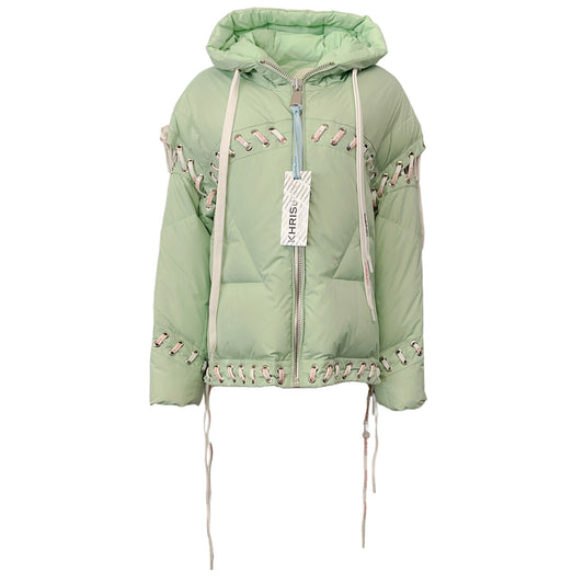 Khrisjoy Pale Mint Khris Puffer with Laces