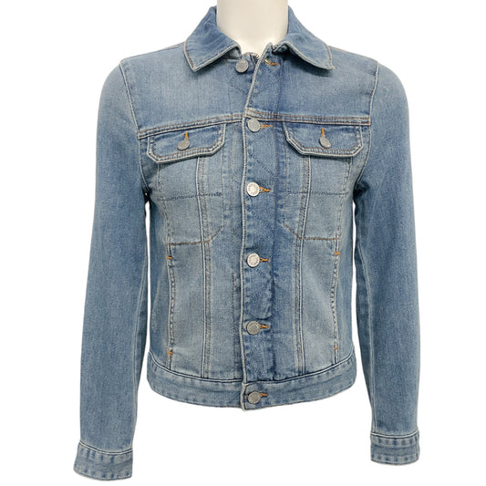 Zadig & Voltaire Blue Denim Kioky Perm Jacket
