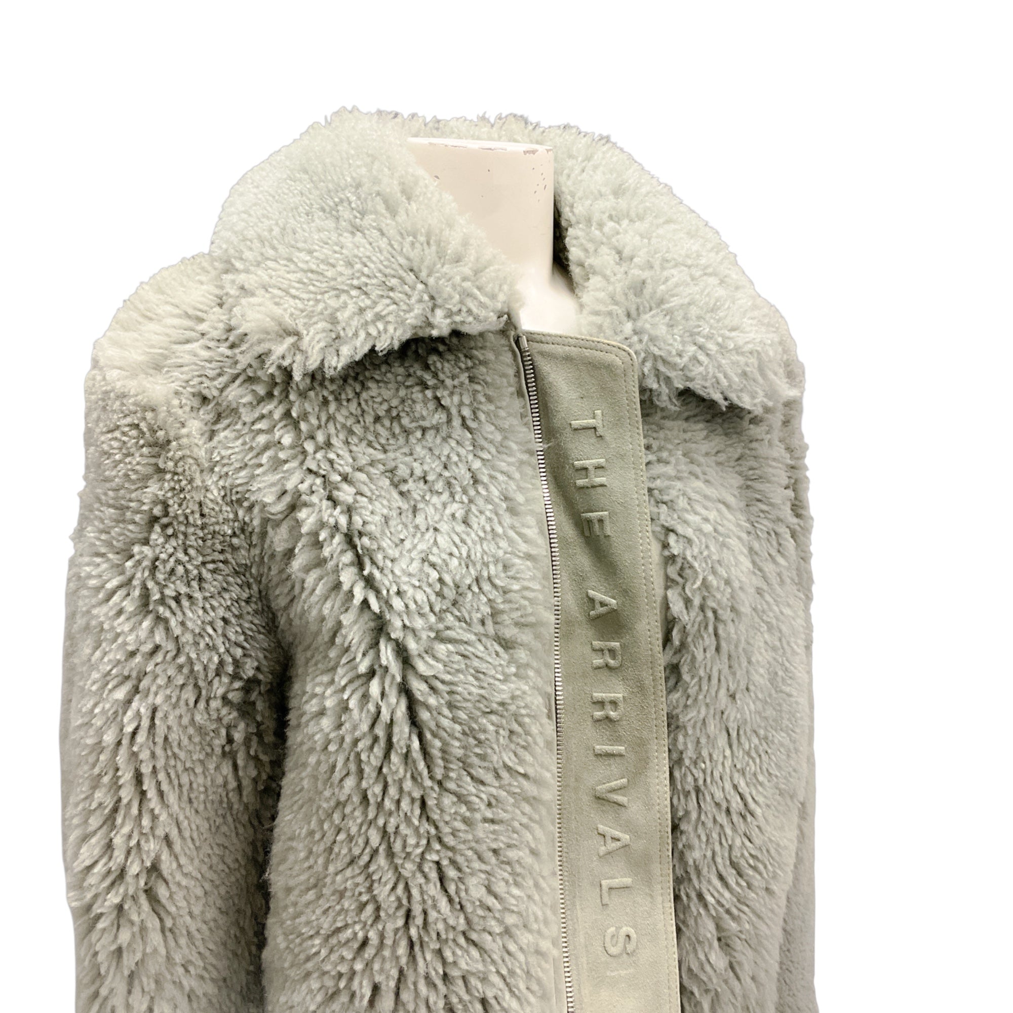 The Arrivals Sage Kala III Shearling Zip Front Jacket