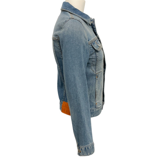 Zadig & Voltaire Blue Denim Kioky Perm Jacket